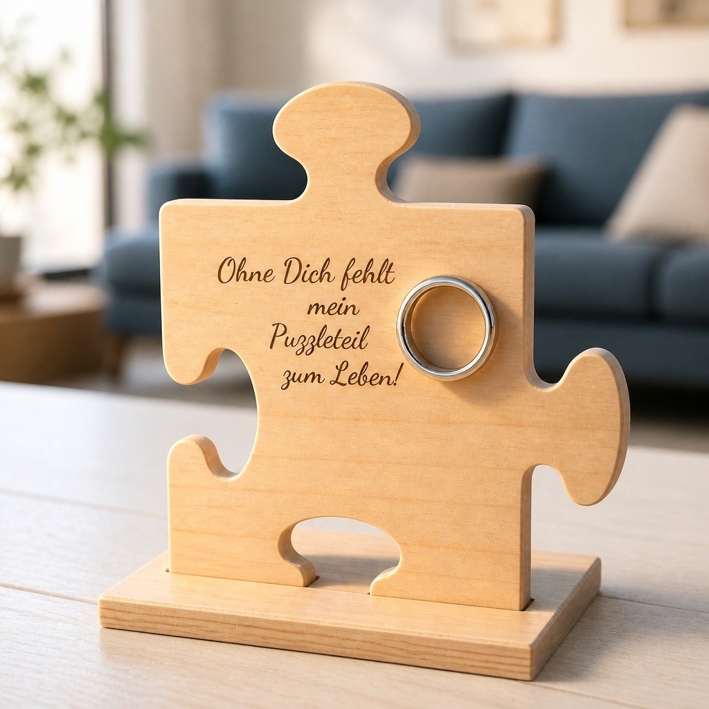 Puzzle mit Gravur