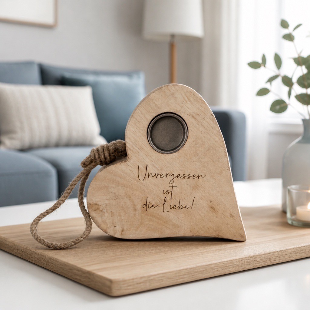 Steh-Herz in Geschenkbox