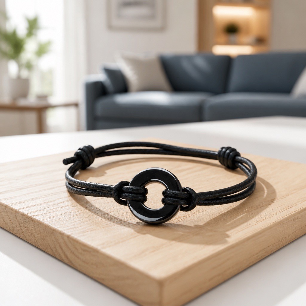 Armband Kreis schwarz