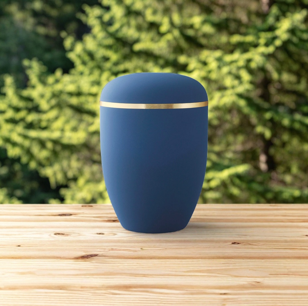 Urne blau